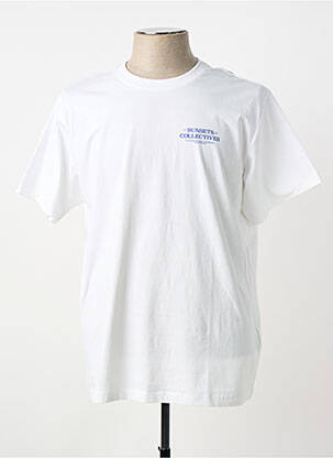 Tricou croială cambrată mâneci scurte alb STREET ONE homme