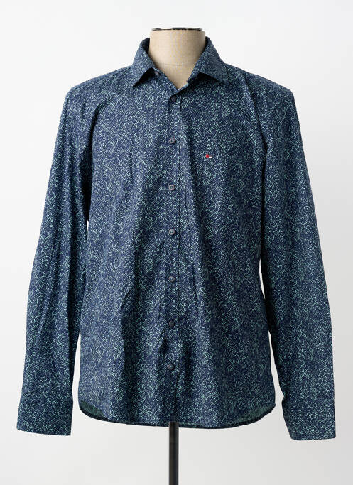 Cămașă cu mâneci lungi imprimeu fantezie albastru JUPITER homme