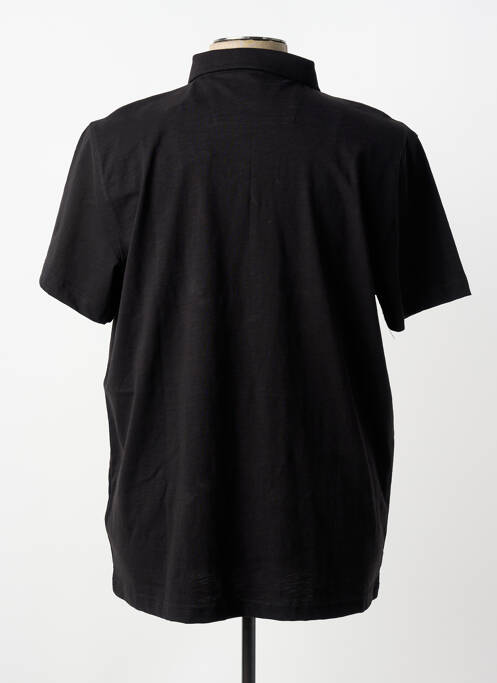 Polo țesătură jersey mâneci scurte negru STREET ONE homme