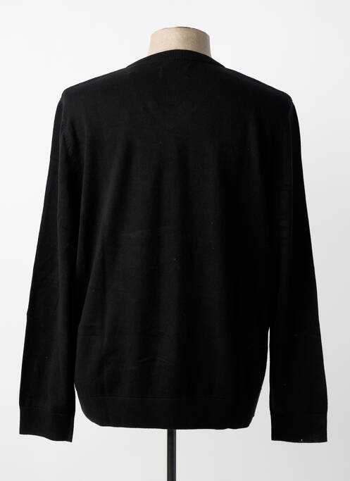 Pulover țesătură moale și aerisită mâneci lungi negru STREET ONE homme