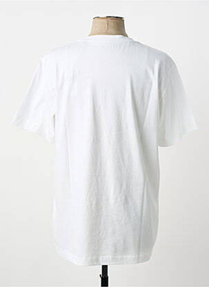Tricou croială dreaptă mâneci scurte alb STREET ONE bărbat