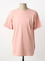 Tricou croială dreaptă mâneci scurte roz STREET ONE homme