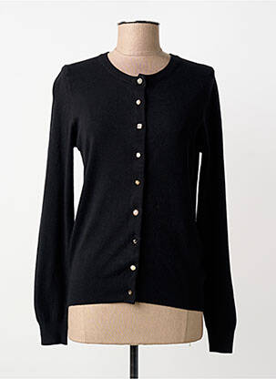 Vestă cu mâneci lungi croială cambrată negru BLUOLTRE femme