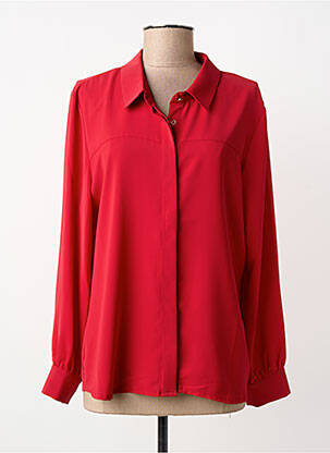 Cămașă croială dreaptă mâneci lungi roșu GRIFFON femme