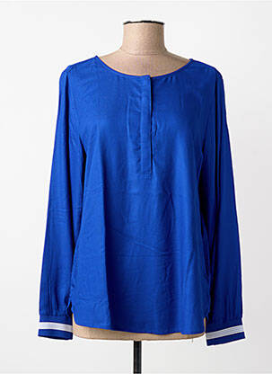 Tricou croială dreaptă mâneci lungi albastru STREET ONE femme