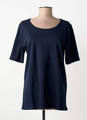 Tricou croială dreaptă mâneci scurte albastru CECIL femme