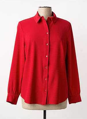 Cămașă țesătură crep mâneci lungi roșu GUY DUBOUIS femme