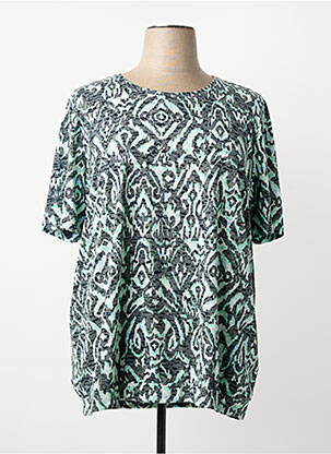 Tricou imprimeu fantezie mâneci scurte verde CECIL femme