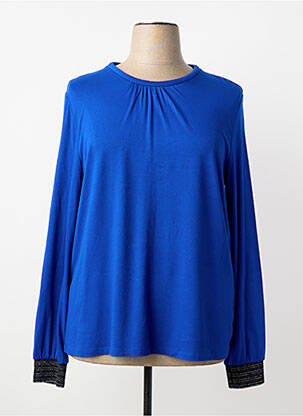 Tricou croială dreaptă mâneci lungi albastru STREET ONE femme