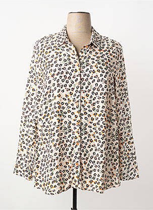 Cămașă croială dreaptă mâneci lungi bej MERI & ESCA femme