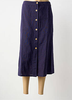 Fustă lungă croială dreaptă violet CHRISTINE LAURE femme