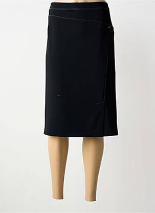 Fustă midi croială dreaptă negru CHRISTINE LAURE femme