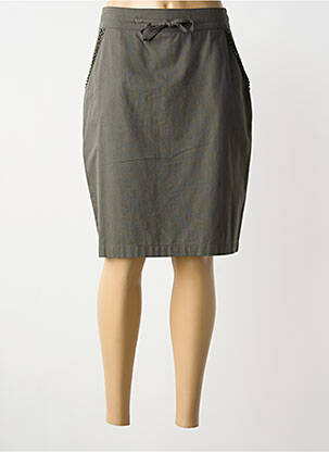 Fustă midi mărime normală verde GRIFFON femme