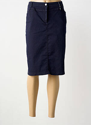 Fustă midi mărime normală albastru CHRISTINE LAURE femme