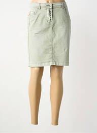Fustă scurtă buzunare verde CECIL femme