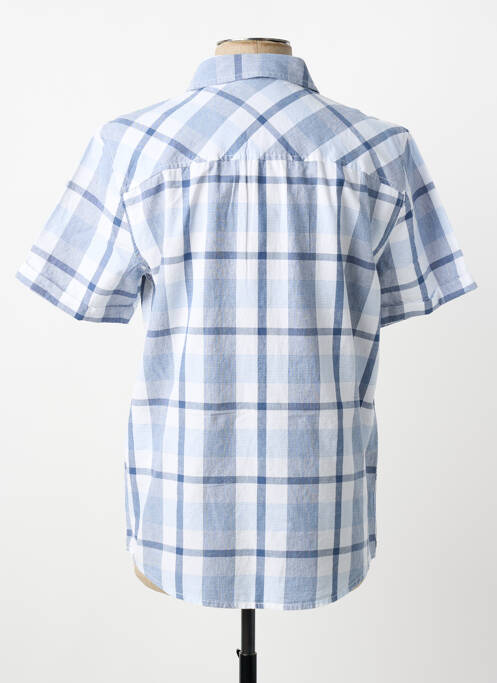 Cămașă cu mâneci scurte imprimeu carouri albastru STREET ONE homme