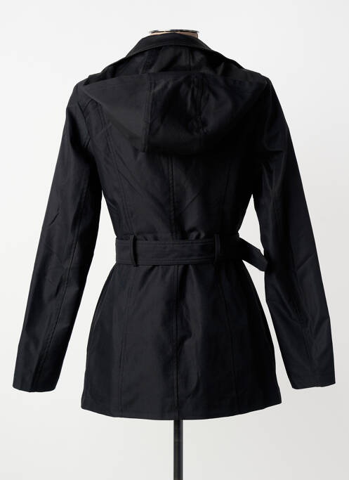 Trench cu glugă cu glugă negru CHIC & JEUNE femme