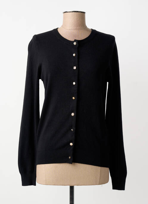 Vestă cu mâneci lungi croială cambrată negru BLUOLTRE femme