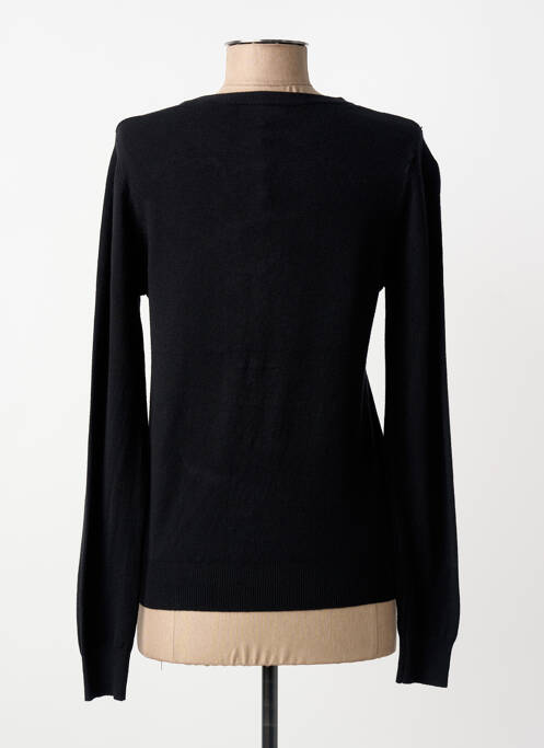 Vestă cu mâneci lungi croială cambrată negru BLUOLTRE femme