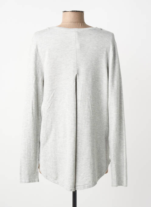 Vestă cu mâneci lungi închidere cu nasturi pe față gri STREET ONE femme