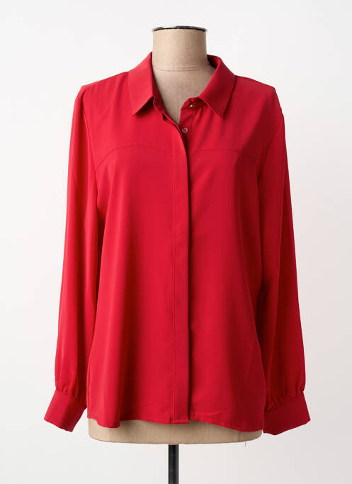 Cămașă croială dreaptă mâneci lungi roșu GRIFFON femme