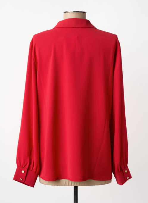 Cămașă croială dreaptă mâneci lungi roșu GRIFFON femme