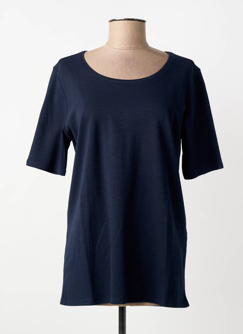 Tricou croială dreaptă mâneci scurte albastru CECIL femme