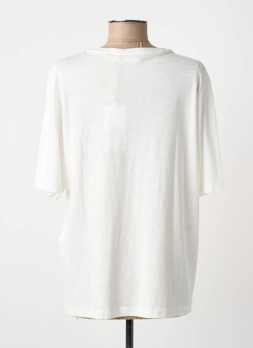 Tricou croială dreaptă mâneci scurte alb CECIL femme