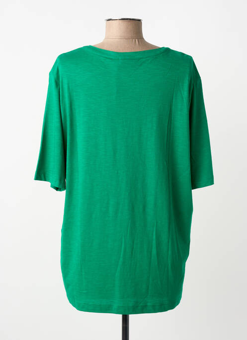 Tricou croială dreaptă mâneci scurte verde CECIL femme