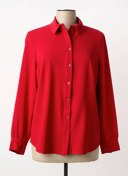 Cămașă țesătură crep mâneci lungi roșu GUY DUBOUIS femme
