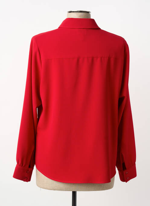 Cămașă țesătură crep mâneci lungi roșu GUY DUBOUIS femme