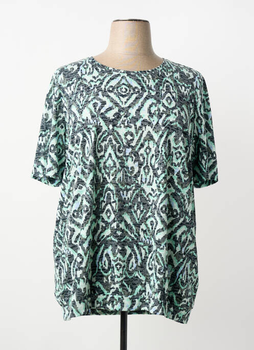 Tricou imprimeu fantezie mâneci scurte verde CECIL femme