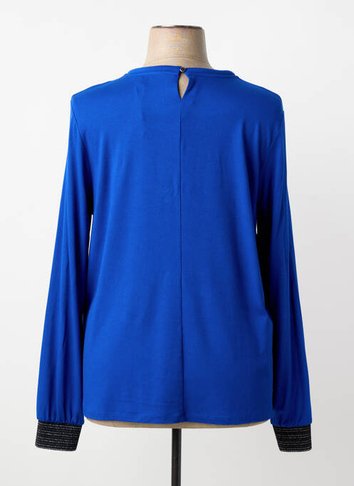 Tricou croială dreaptă mâneci lungi albastru STREET ONE femme