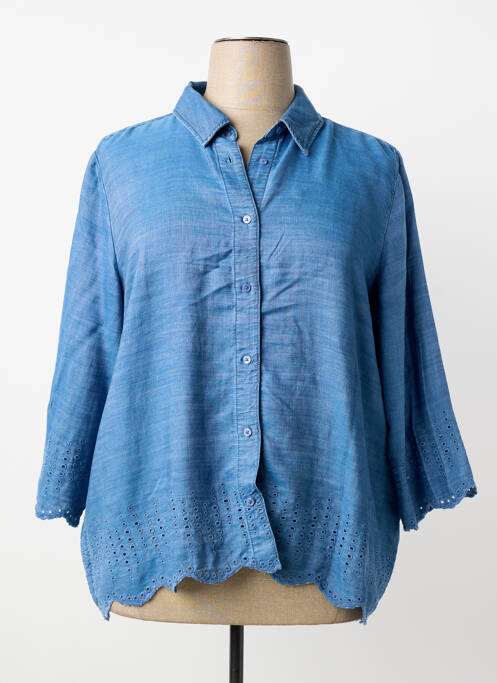 Cămașă croială dreaptă mâneci 3/4 albastru CECIL femme