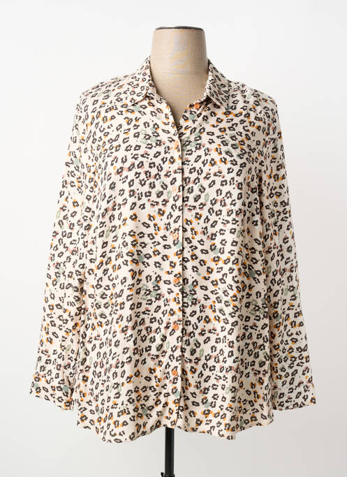 Cămașă croială dreaptă mâneci lungi bej MERI & ESCA femme