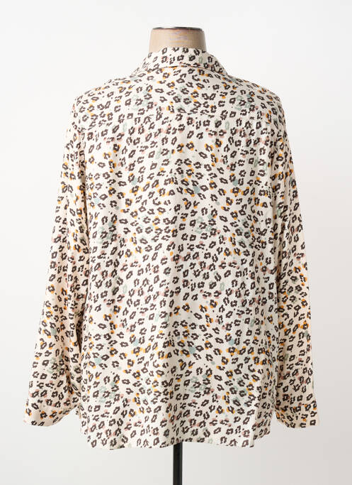 Cămașă croială dreaptă mâneci lungi bej MERI & ESCA femme