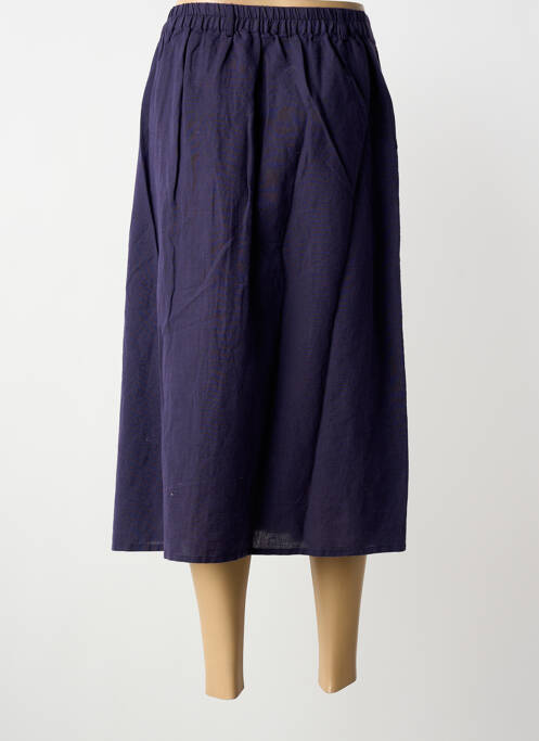 Fustă lungă croială dreaptă violet CHRISTINE LAURE femme