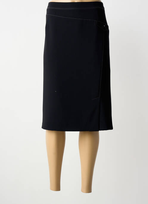 Fustă midi croială dreaptă negru CHRISTINE LAURE femme