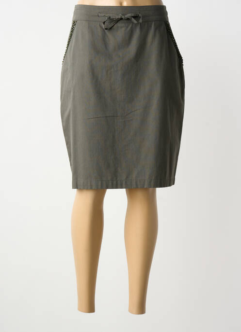 Fustă midi mărime normală verde GRIFFON femme