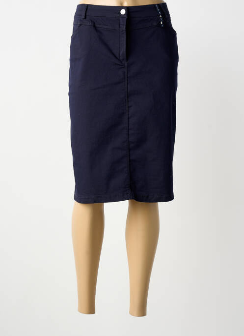 Fustă midi mărime normală albastru CHRISTINE LAURE femme