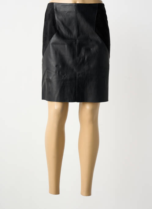 Fustă scurtă închidere cu fermoar la spate negru STREET ONE femme