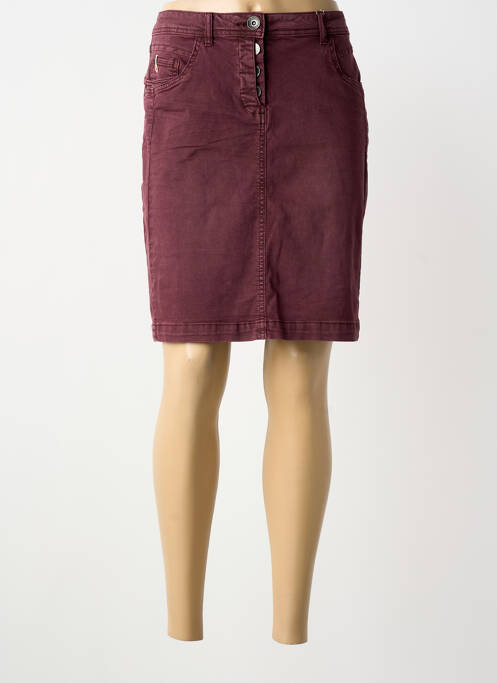 Fustă scurtă buzunare violet CECIL femme