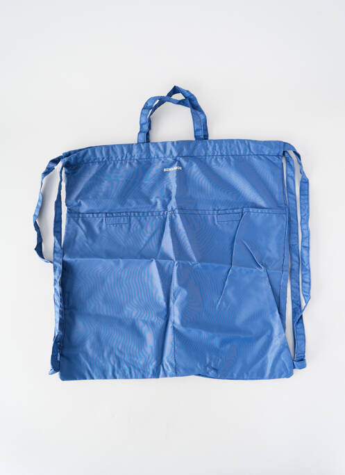 Rucsac efect material satinat albastru deschis BENSIMON femme