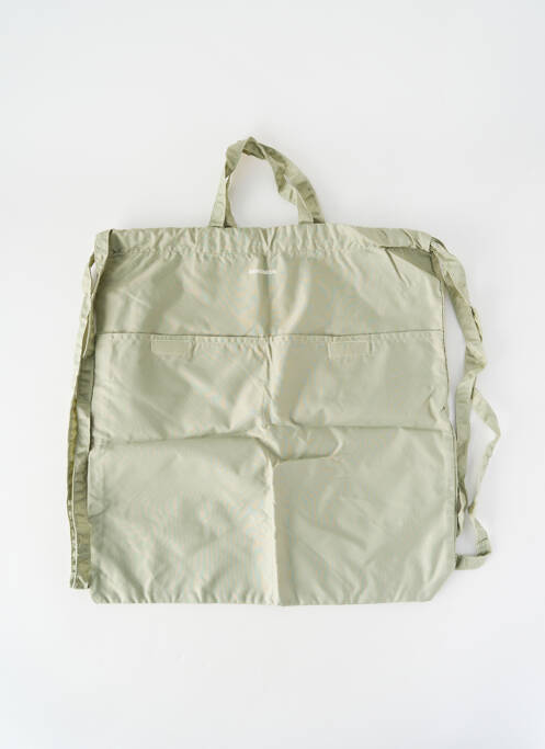 Rucsac efect material satinat verde BENSIMON femme