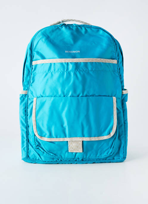 Rucsac închidere cu fermoar albastru BENSIMON femme