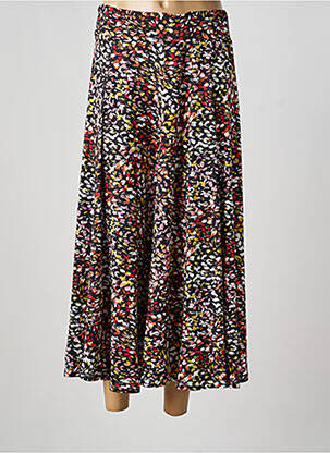 Fustă lungă imprimeu fantezie negru JOY'S PARIS femme