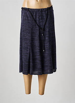 Fustă midi croială dreaptă albastru NIKI MODE femme