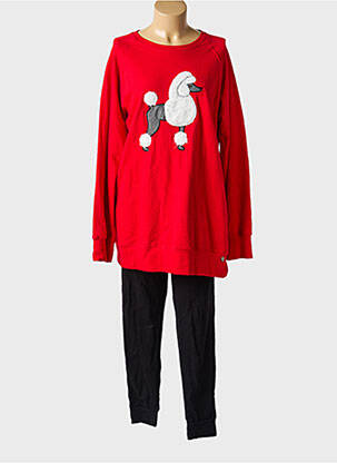 Pijama bază pantalon roșu REBELLE femme