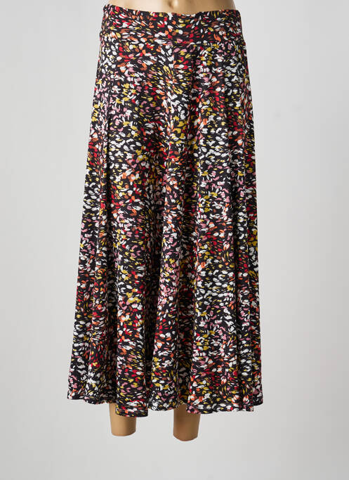 Fustă lungă imprimeu fantezie negru JOY'S PARIS femme