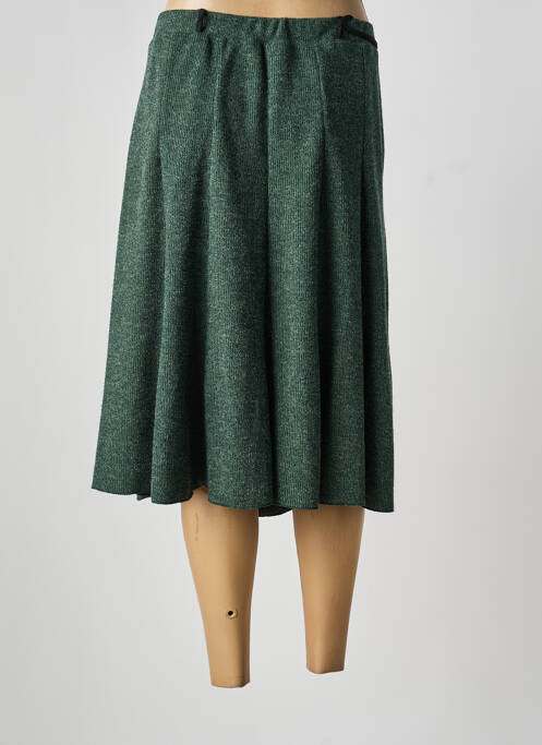 Fustă midi croială dreaptă verde NIKI MODE femme